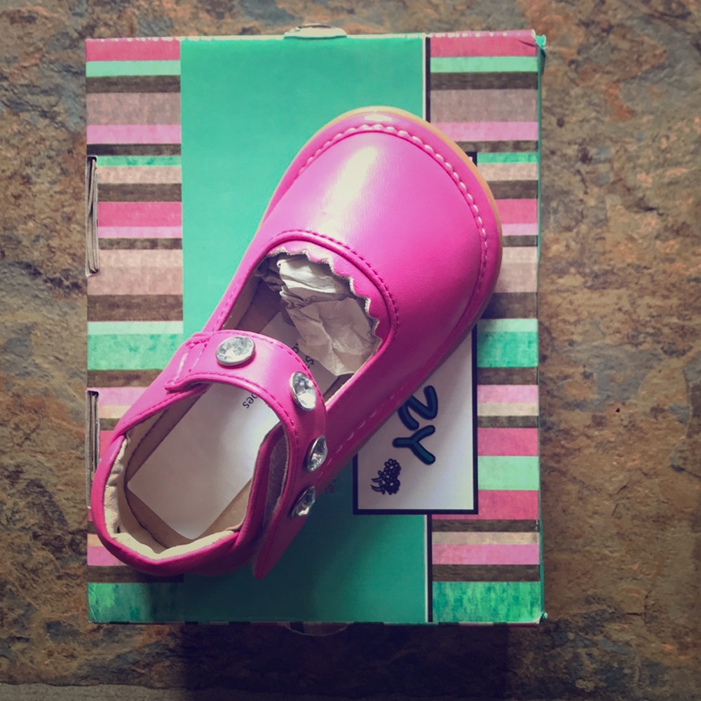 Itzy Bitzy Shoe - Brooke Hot Pink